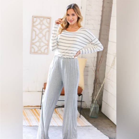 Striped Pant Jumpsuit - Picture 6 of 7